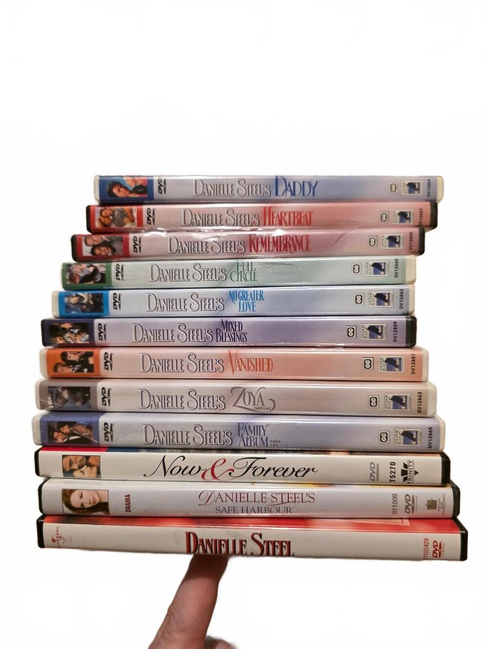 Vtg Danielle Steel DVD Movie Collection 15 Titles Including Daddy, Heartbeat ++